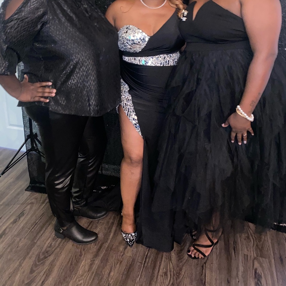 Black formal dress